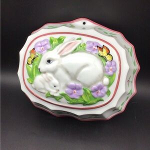 Franklin Mint Porcelain Jello Mould Wall Hanging
